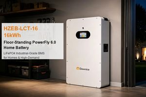 Dawnice HZEB-LCT-16 16kWh Wall-Mounted PowerFly 6.0 Home Battery LiFePO4 Industrial-Grade BMS for Homes & High-Demand Households - Ruibit Energy Storage Product