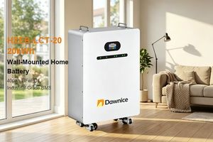 Dawnice HZEB-LCT-20 20kWh Wall-Mounted Home Battery 400Ah LiFePO4 Industrial-Grade BMS for Luxury Homes & High-Demand Households - Ruibit Energy Storage Product