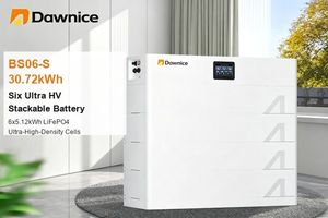 Dawnice BS06-S 30.72kWh Six Ultra High-Voltage Stackable Battery 6x5.12kWh LiFePO4 Ultra-High-Density Cells for Large Homes & Small Commercial - Ruibit Energy Storage Product