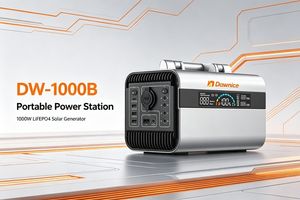 Dawnice DW-1000B Portable Power Station 1000W LiFePO4 Solar Generator for Outdoor Camping RV & Emergency Backup - Ruibit Energy Storage Product