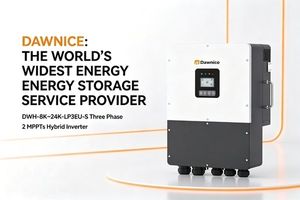 Dawnice DWH 8-24K Three-Phase Hybrid Inverter 8kW-24kW Triple MPPT High Voltage for Commercial & Residential - Ruibit Energy Storage Product